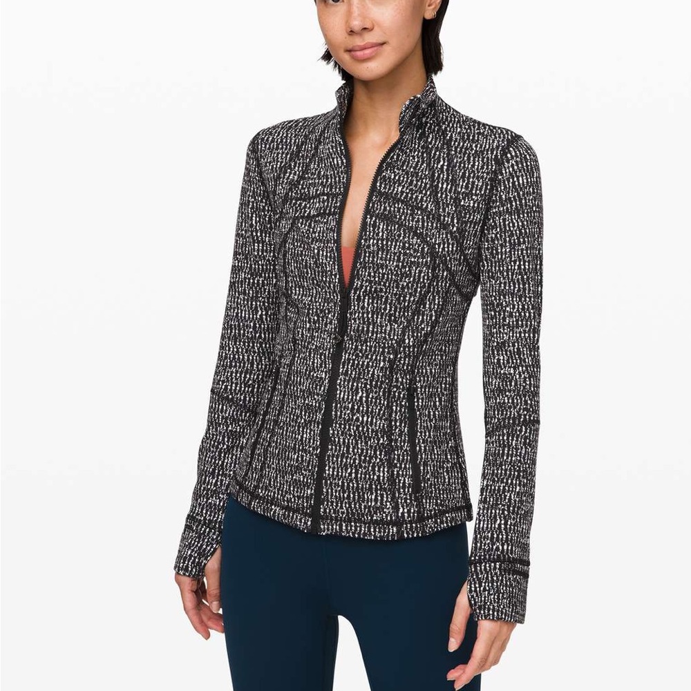 Lululemon Black and White Define Jacket